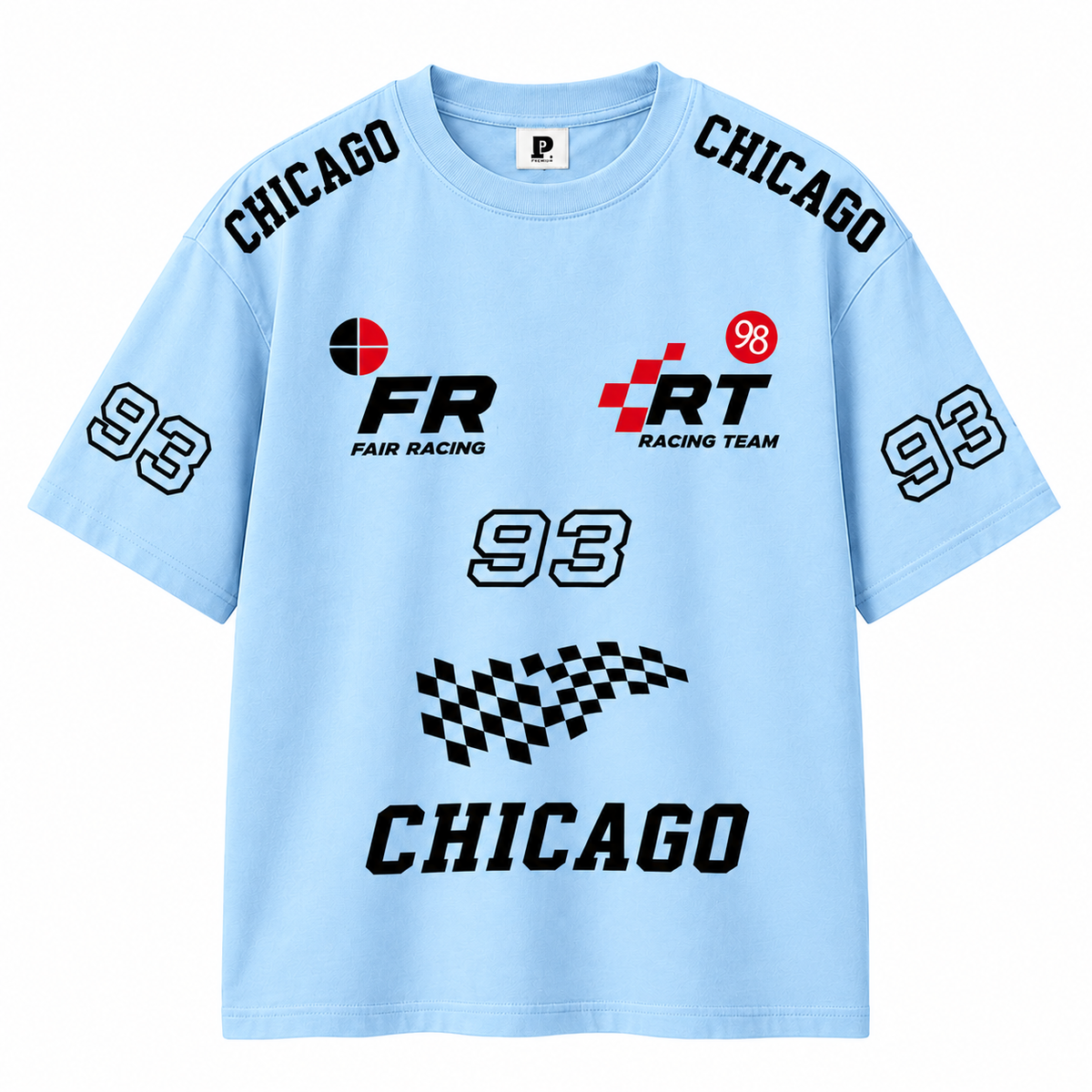 Oversized Tee by Chicago Design