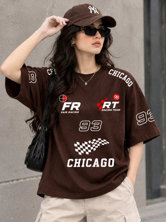 Oversized Tee by Chicago Design