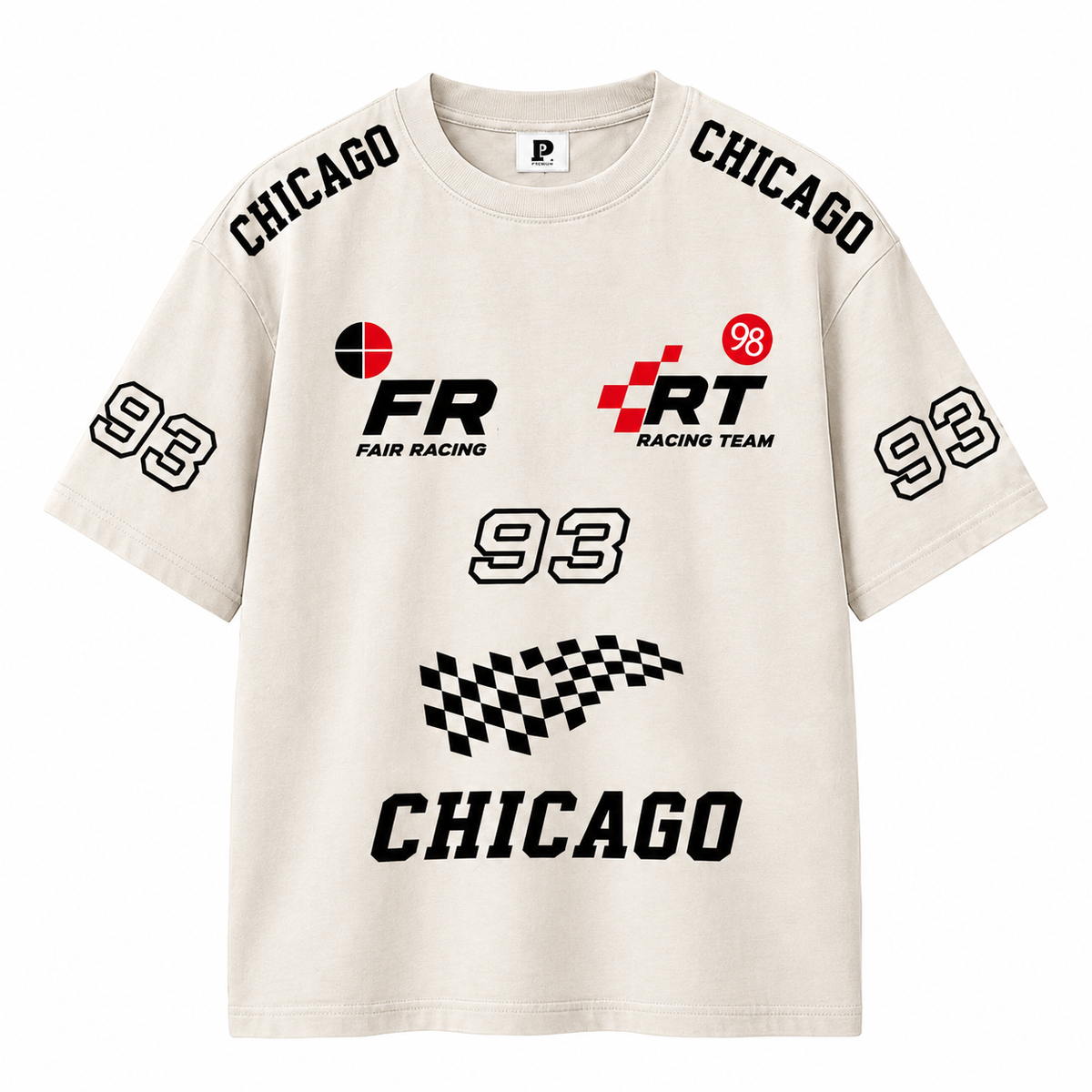 Oversized Tee by Chicago Design