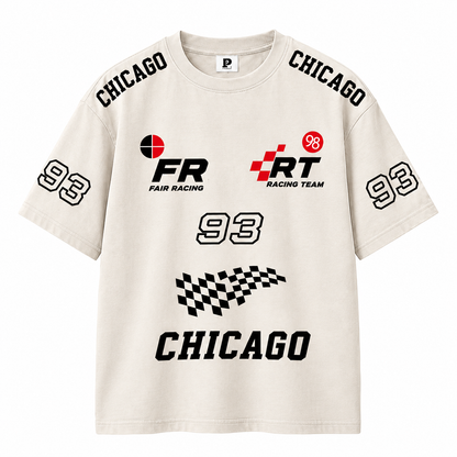 Oversized Tee by Chicago Design
