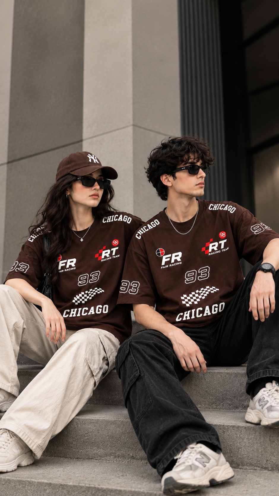 Oversized Tee by Chicago Design